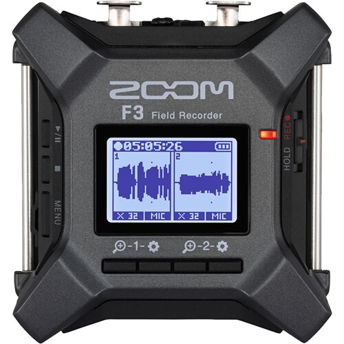 Zoom F3 2-Girişli Ses Kayıt Cihazı
