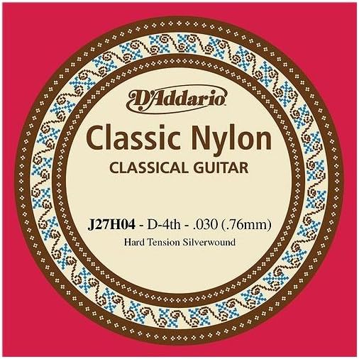 D'addario J27H04 Student Naylon Silver Tek Klasik Gitar Teli (Hard Tension)