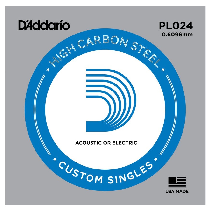 D'Addario PL024 Tek Elektro Gitar Teli (24)