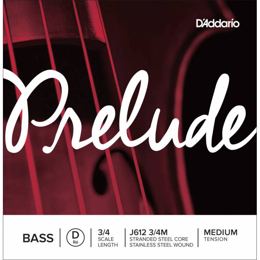 D'Addario J612 3/4M Prelude D Kontrabas Teli (Re)