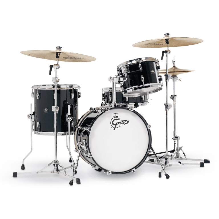 Gretsch Renown 4-Parça 18" Akustik Davul (Piano Black)