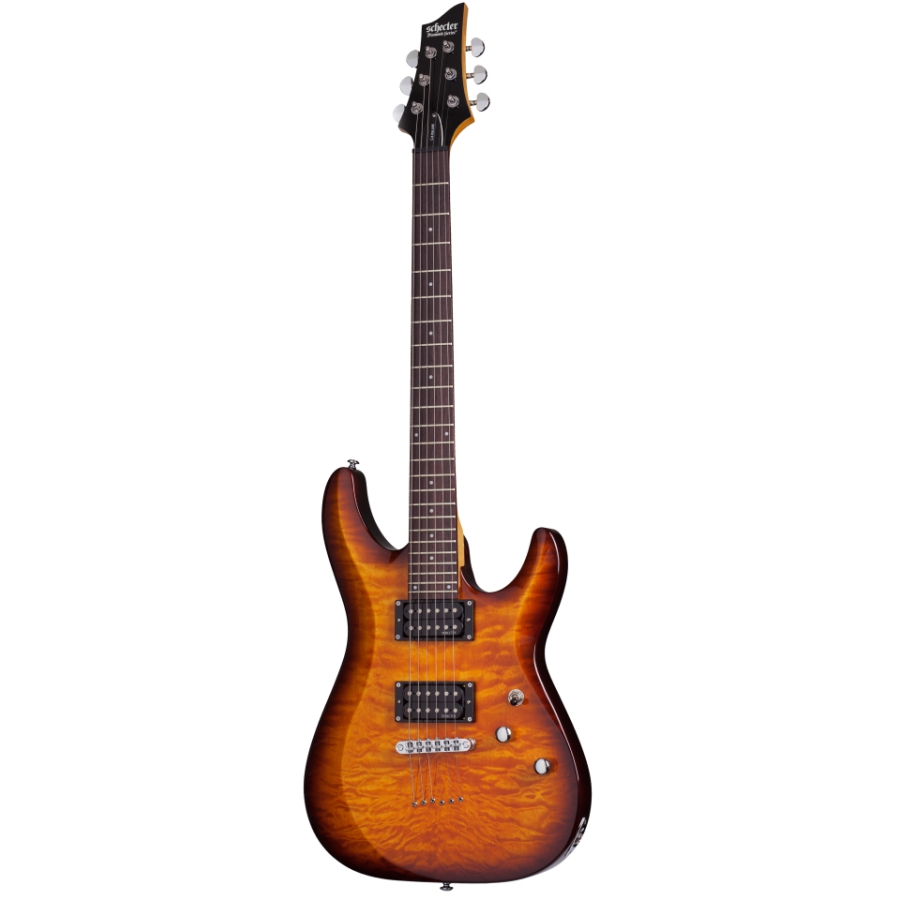 Schecter C-6 Plus Elektro Gitar (Vintage Sunburst)