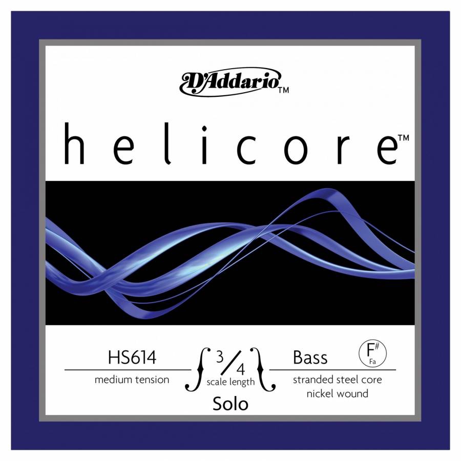 D'Addario HS614 3/4M Helicore Solo F# Kontrabas Teli (Fa Diyez)