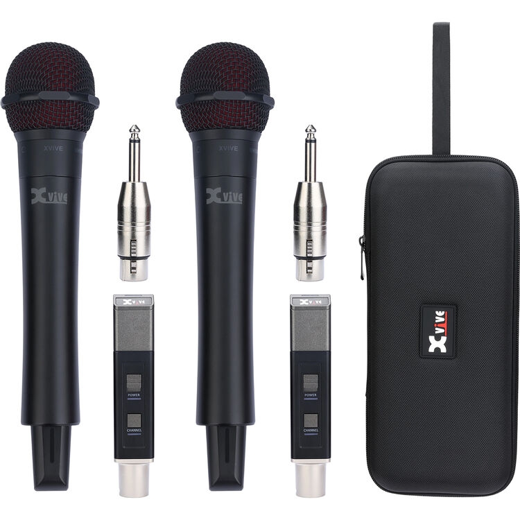 Xvive Audio M5D Çift Kablosuz El Mikrofonu Sistemi (5.8 GHz)