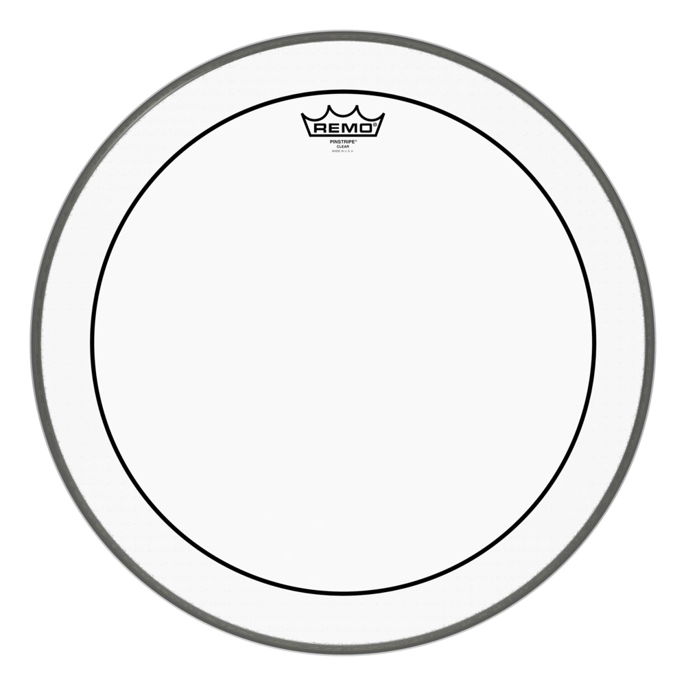 Remo PS-1318-00- Pinstripe® Şeffaf 18" Kick Derisi