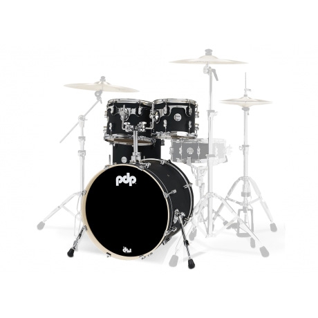 PDP Drums Concept Series 20" 4 Parça Akustik Davul Seti (Mat Siyah)