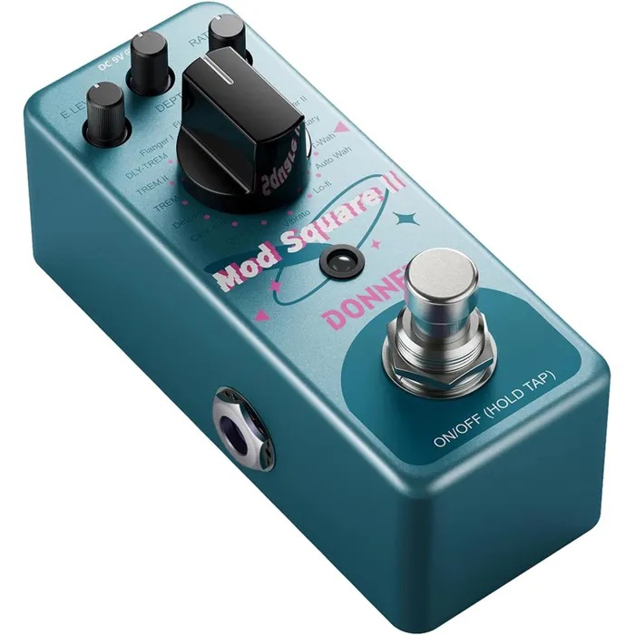 Donner Mod Square II 16-Mod Modulation Gitar Efekt Pedalı (Yeşil)
