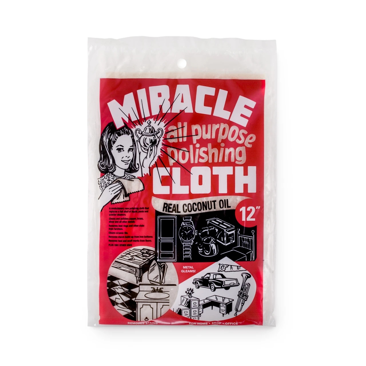 Jim Dunlop Miracle Cloth 12 in MCR12 Temizlik ve Parlatma Bezi