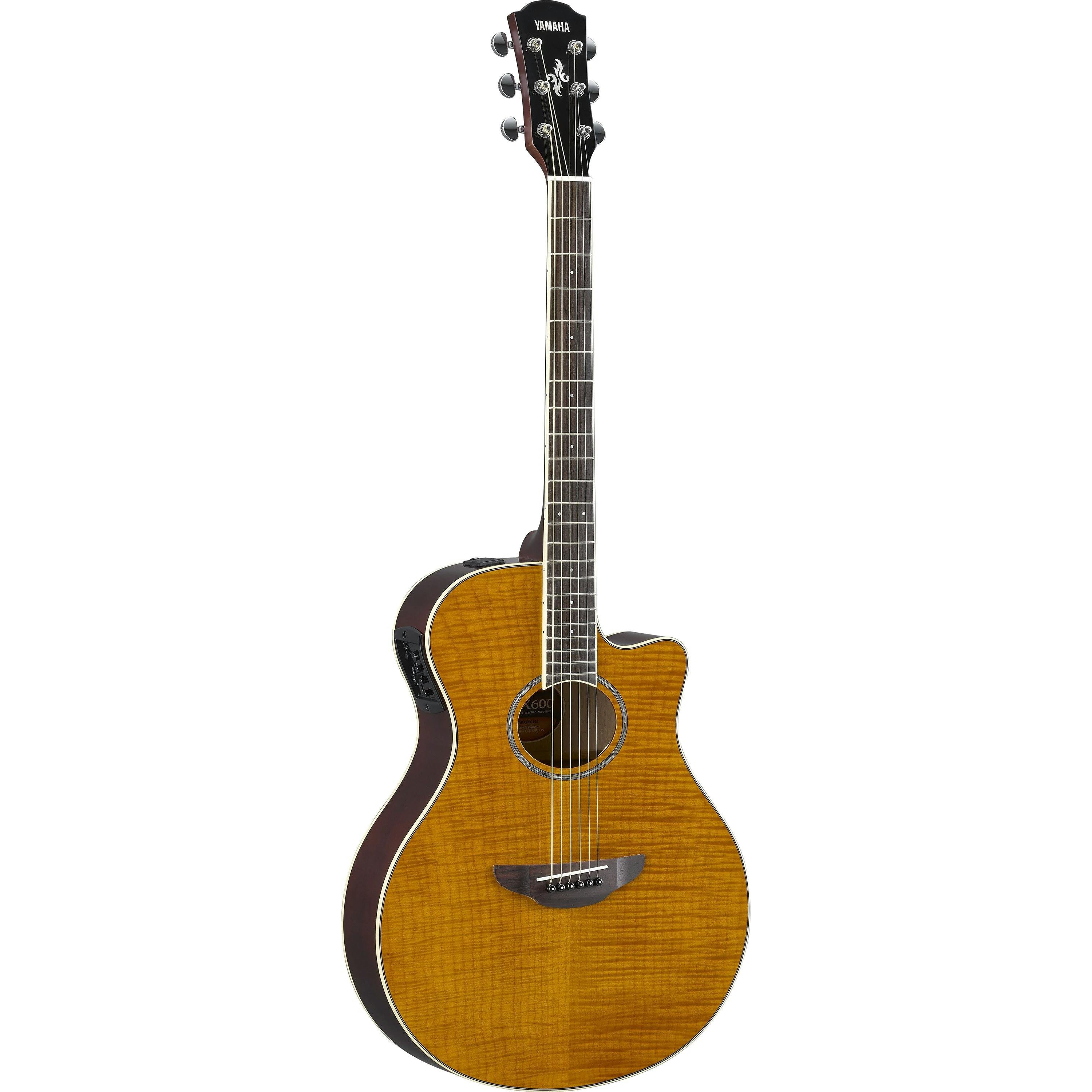 Yamaha APX600FMA Elektro Akustik Gitar (Flame Maple Amber)