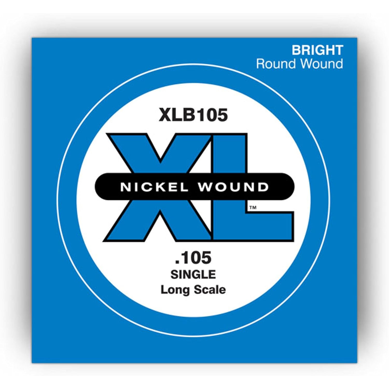 D'Addario XLB105 Nickel Wound Tek Bas Gitar Teli (105)