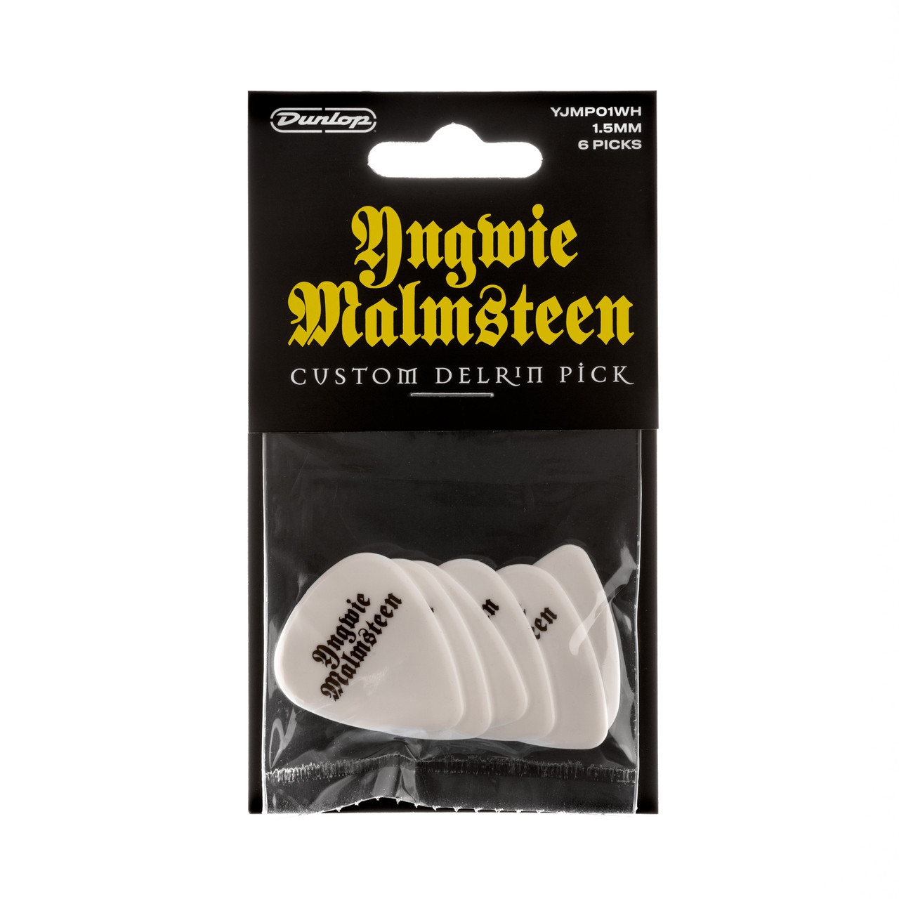 Jim Dunlop Yngwie Malmsteen Custom Delrin 6lı Paket Pena (1.5 mm)