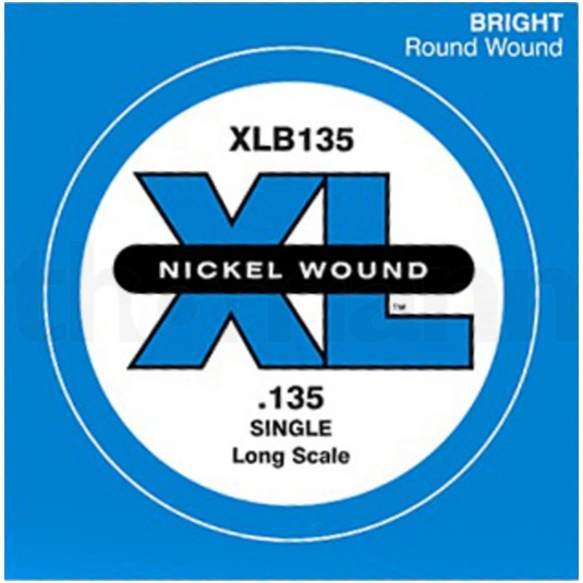 D'Addario XLB135 Tek Bas Gitar Teli (135)