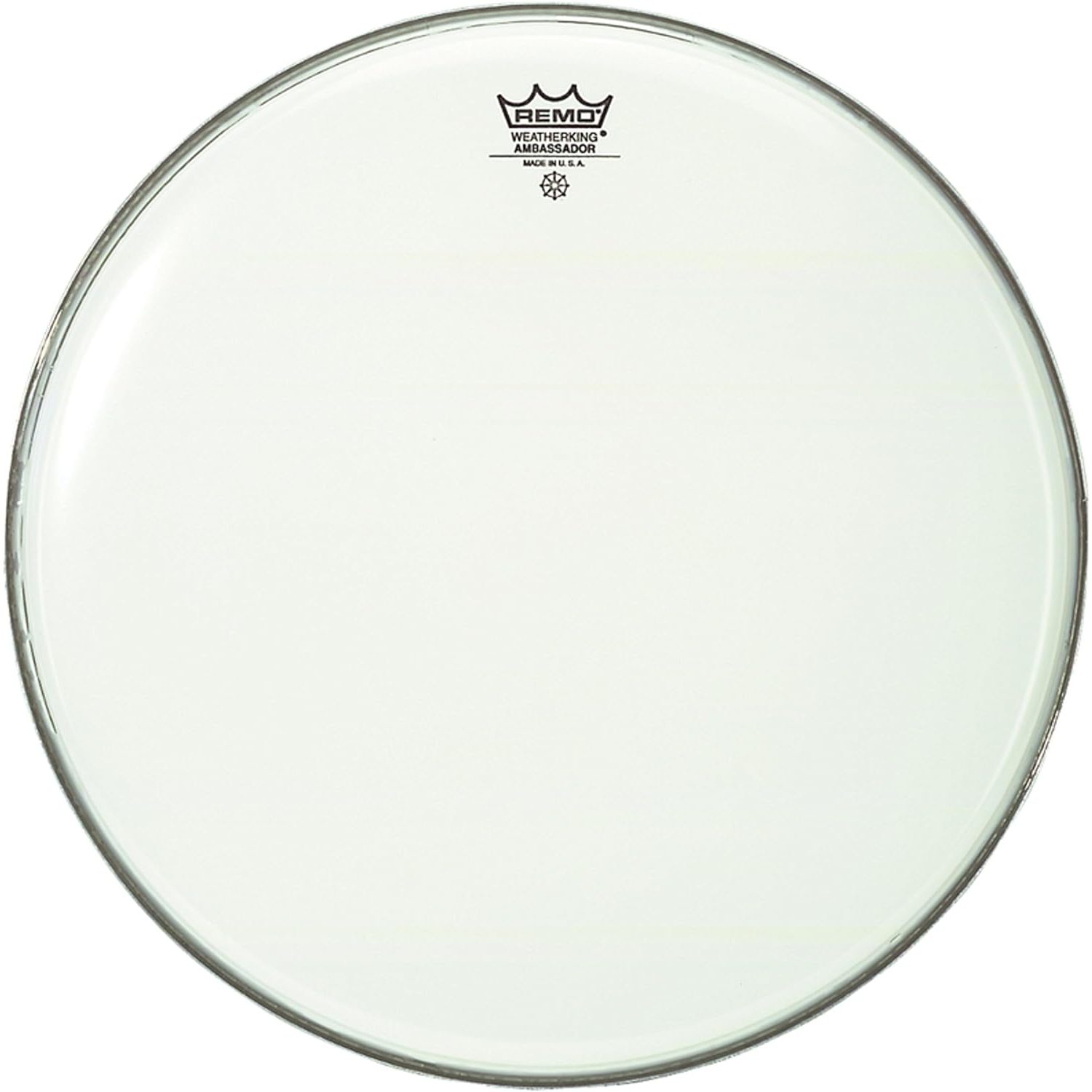 Remo BA-0213-00 Ambassador Smooth White 13" Tom Derisi