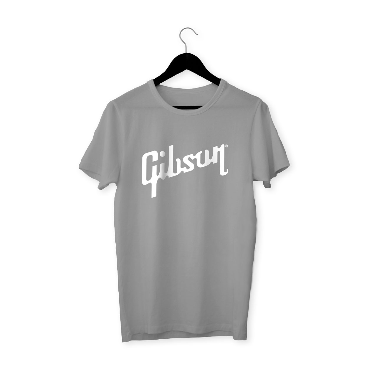 Gibson Logo T-Shirt (Gri)