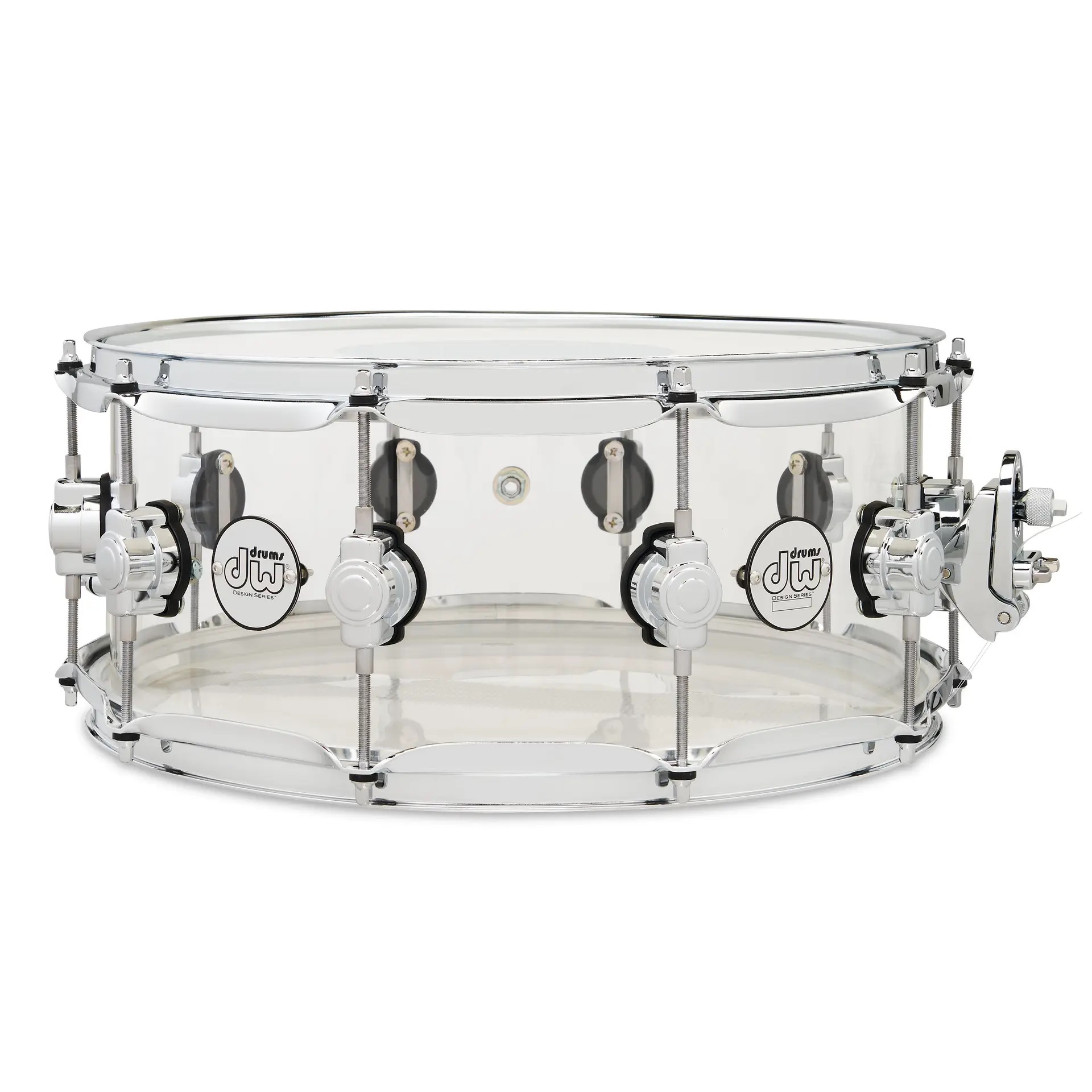 Dw Drums Design Series Acrylic 6 x 14" Trampet (Clear)