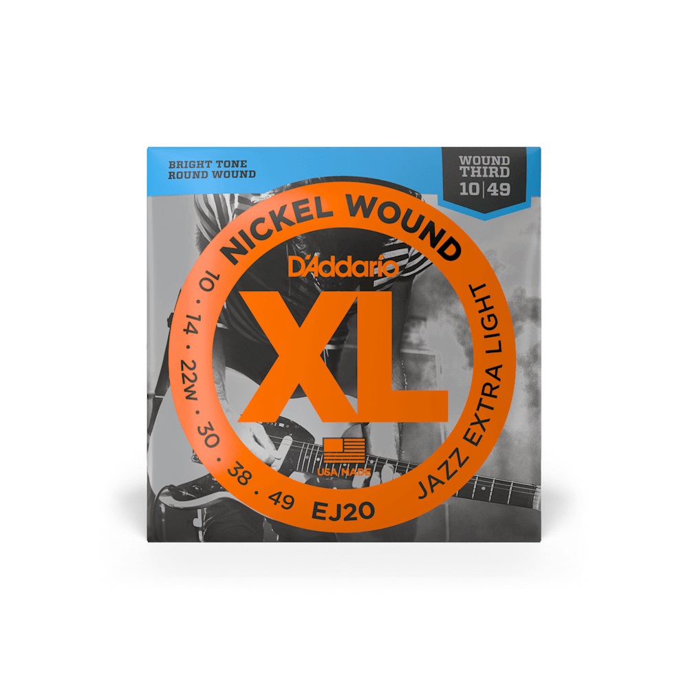 Daddario EJ20 Gtr Xl Jazz X-lite Set Elektro Gitar Teli (10-49)