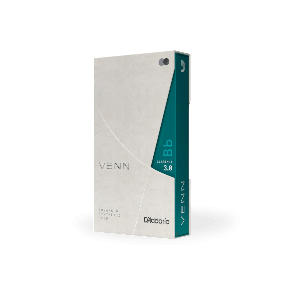 D'Addario Woodwinds VENN G2 Sentetik Bb Klarnet Kamışı No:2
