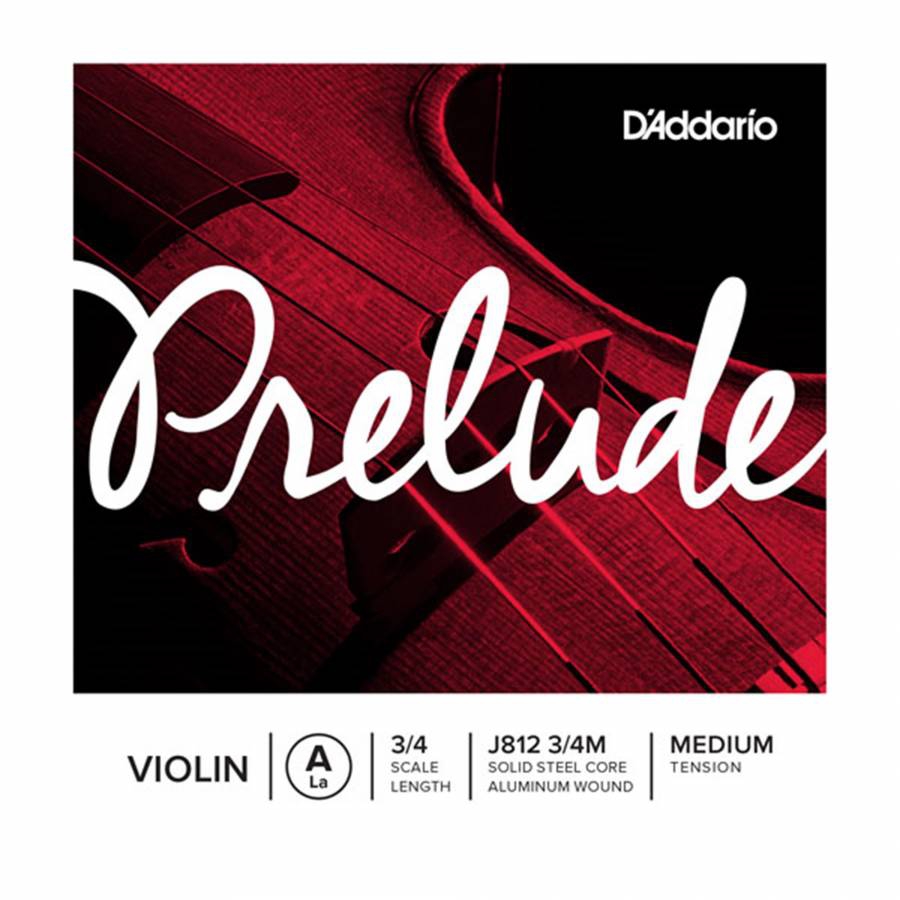 D'Addario J812 3/4M Prelude A Keman Teli (La)