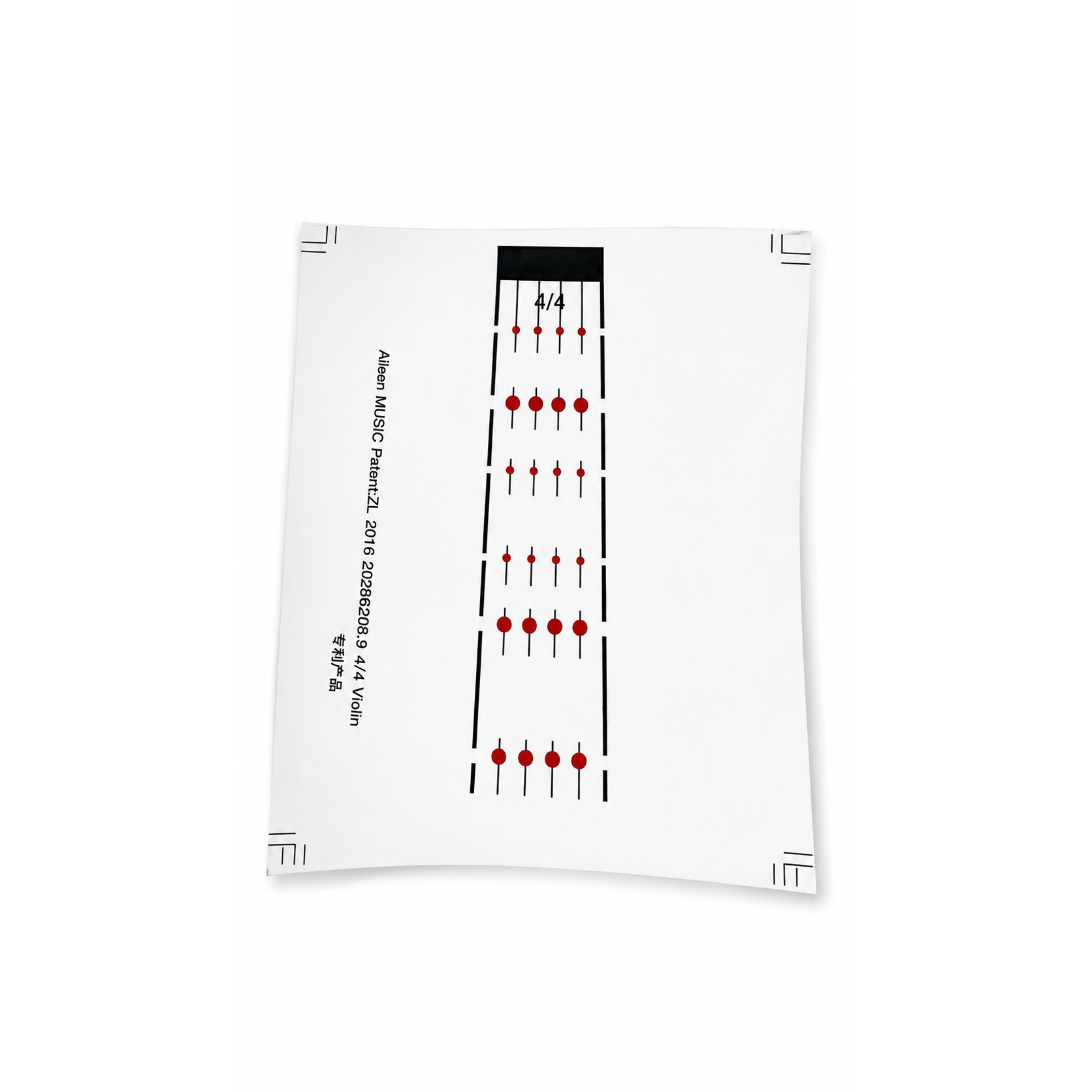 Aileen FGV501 4/4 Nota Sticker