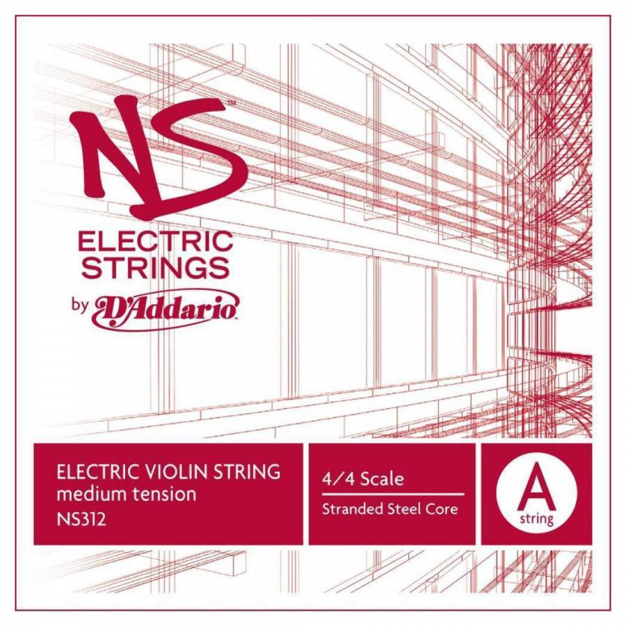 D'Addario NS312 4/4M NS Tek Elektro Keman Teli (A)
