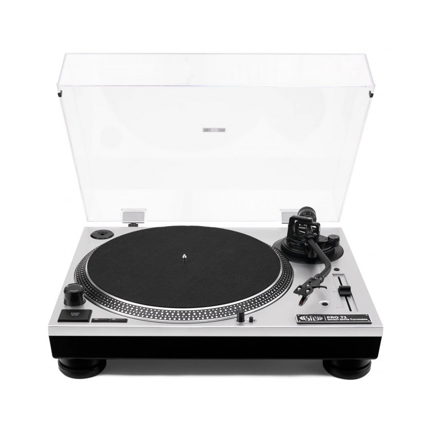 Vestlyd Pro T1 Turntable - Ortofon OM Pro S İğne ile - Gümüş