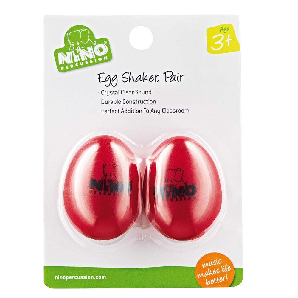 Nino NINO540R-2 2li Paket Egg Shaker (Kırmızı)