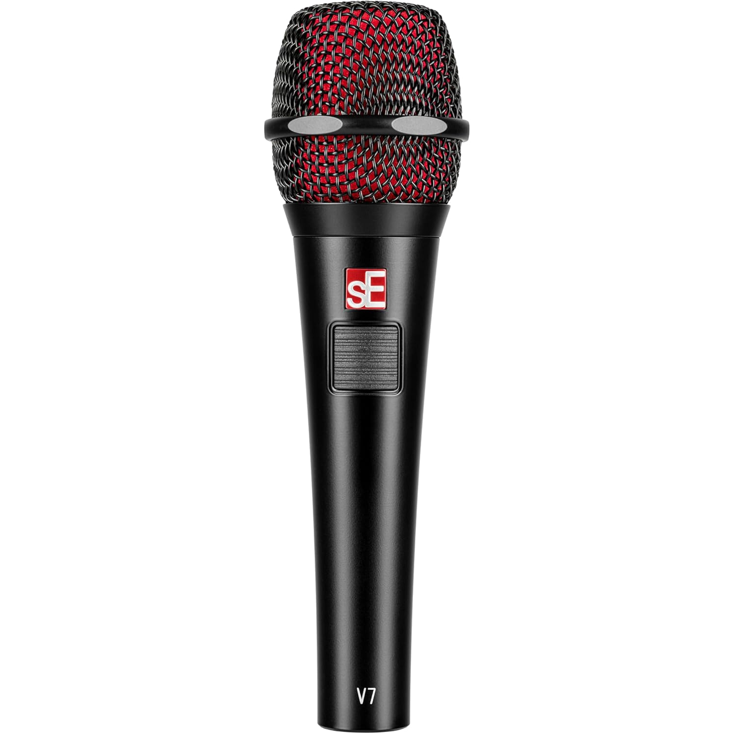 sE Electronics V7 PTT Supercardioid Talkback Dynamic Handheld Vokal Mikrofonu (Siyah)