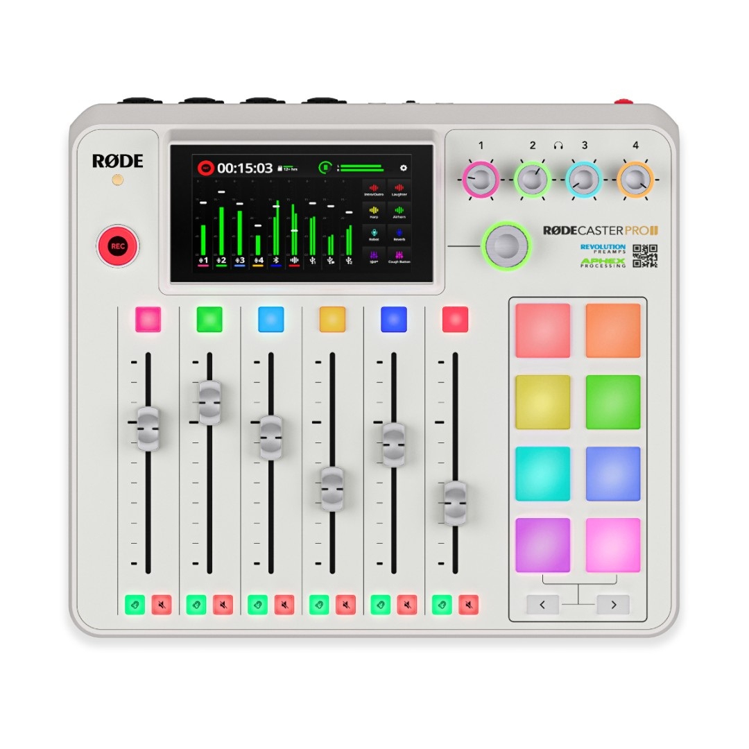 Rode RØDECaster Pro II Podcast Production Studio (Beyaz)
