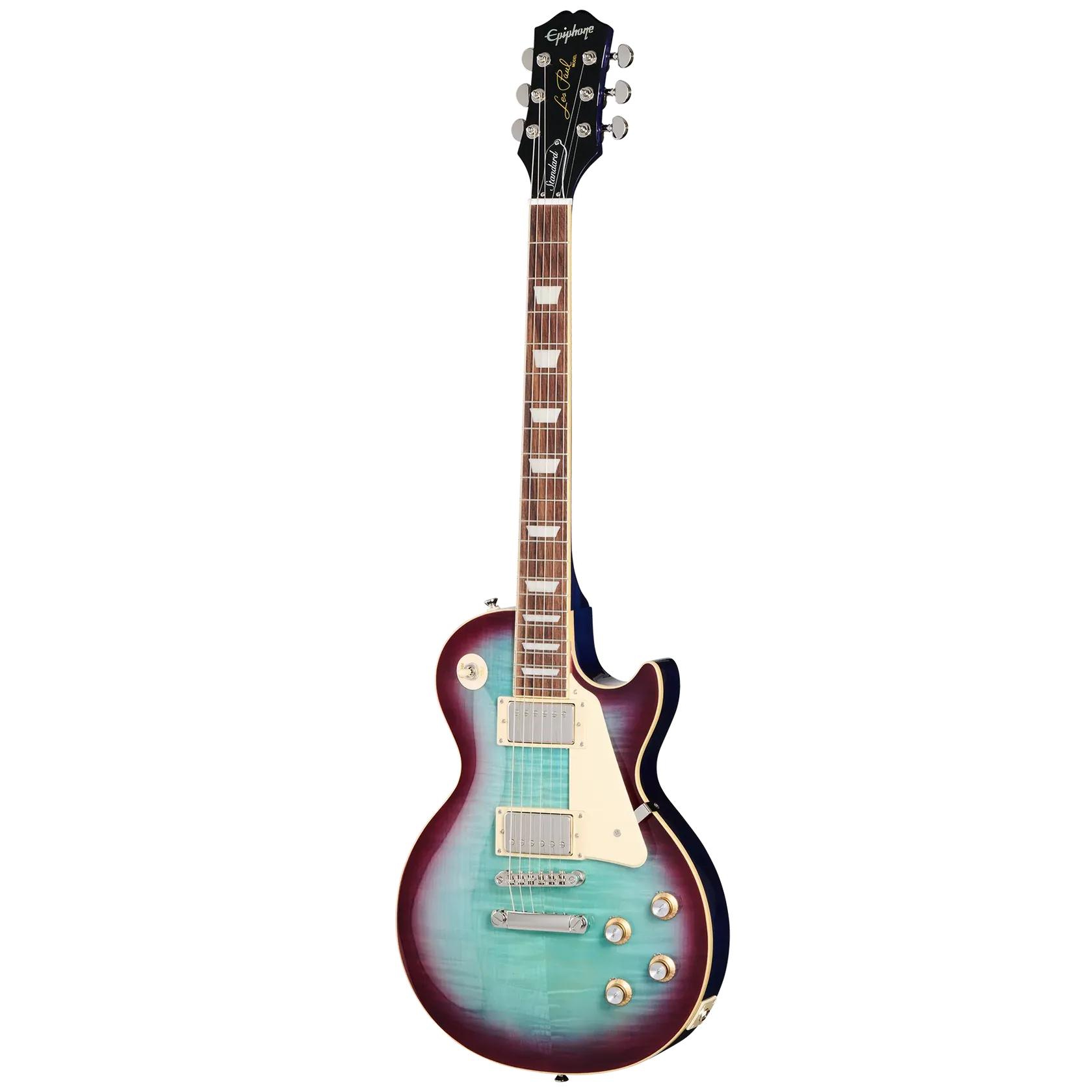 Epiphone Inspired by Gibson Les Paul Standard 60s Figured Elektro Gitar (Blueberry Burst)