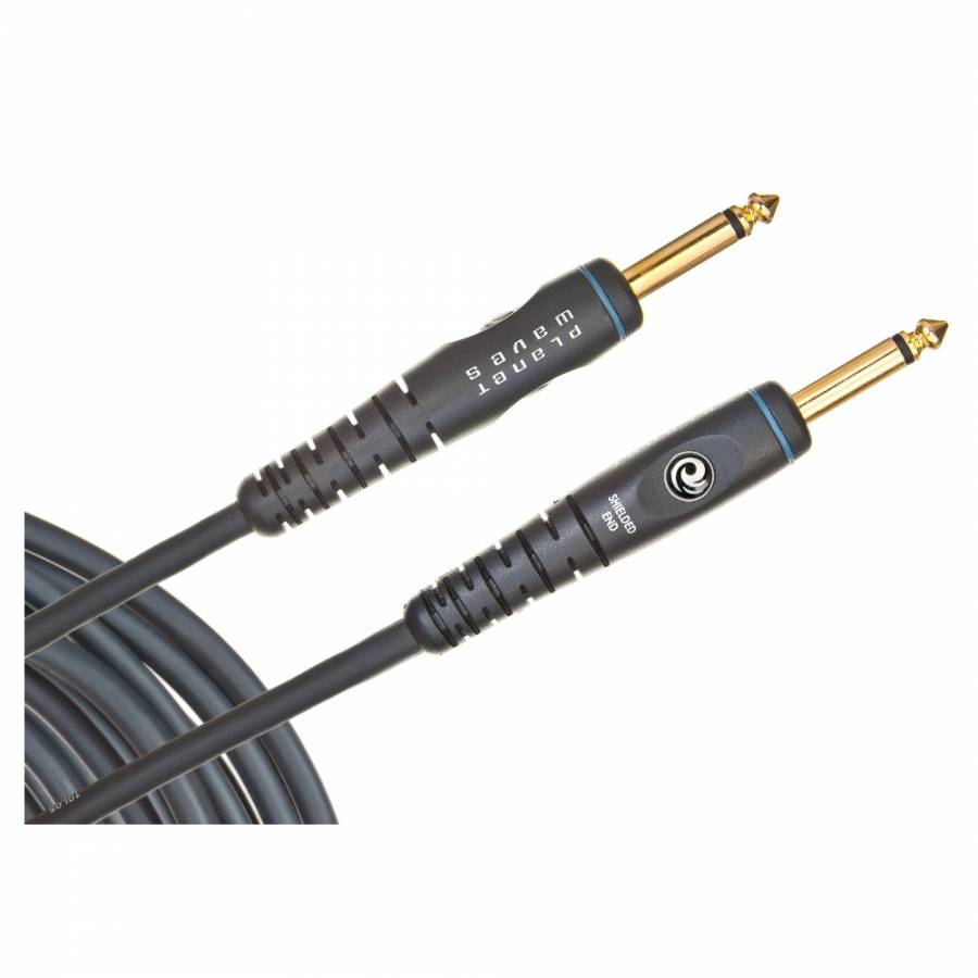 Planet Waves PW-G-10 Custom Serisi Düz Enstrüman Kablosu (3,05 m)