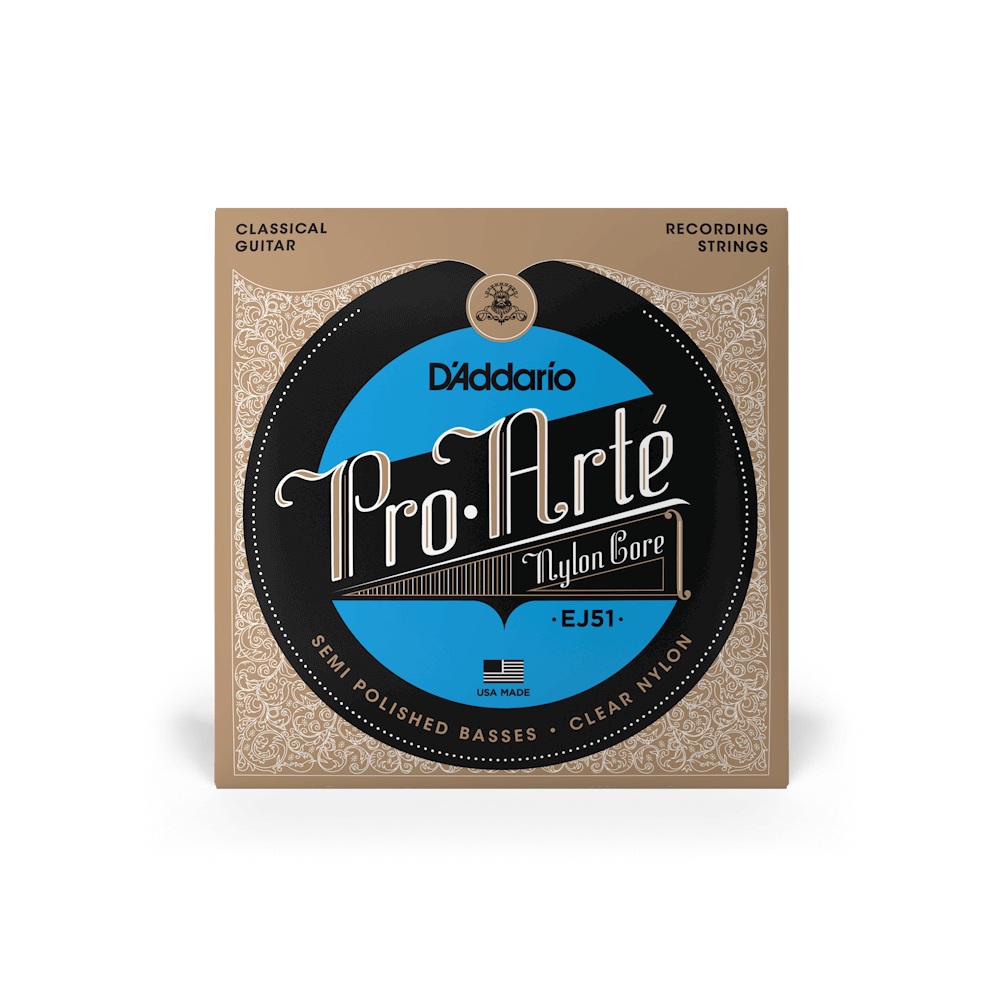 D'addario Pro Arte Polished Bass Klasik Gitar Teli (Hard Tension)