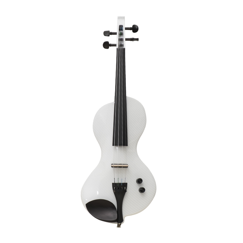 Kinglos CWDS-W1311 White Carbon Fiber 4/4 Elektro Keman