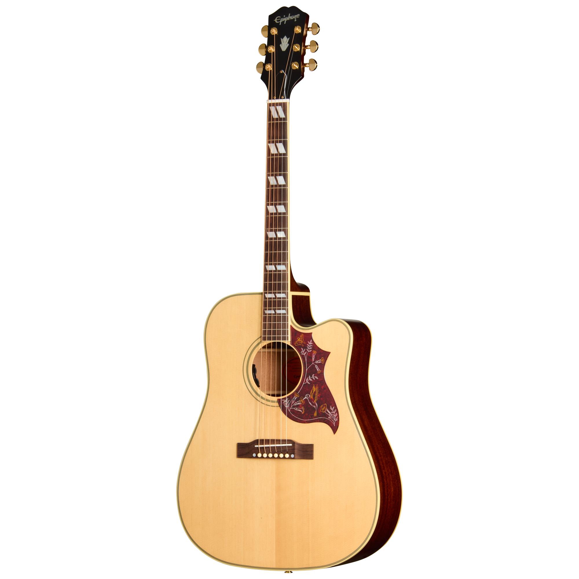 Epiphone Hummingbird Standard EC Elektro Akustik Gitar (Natural)