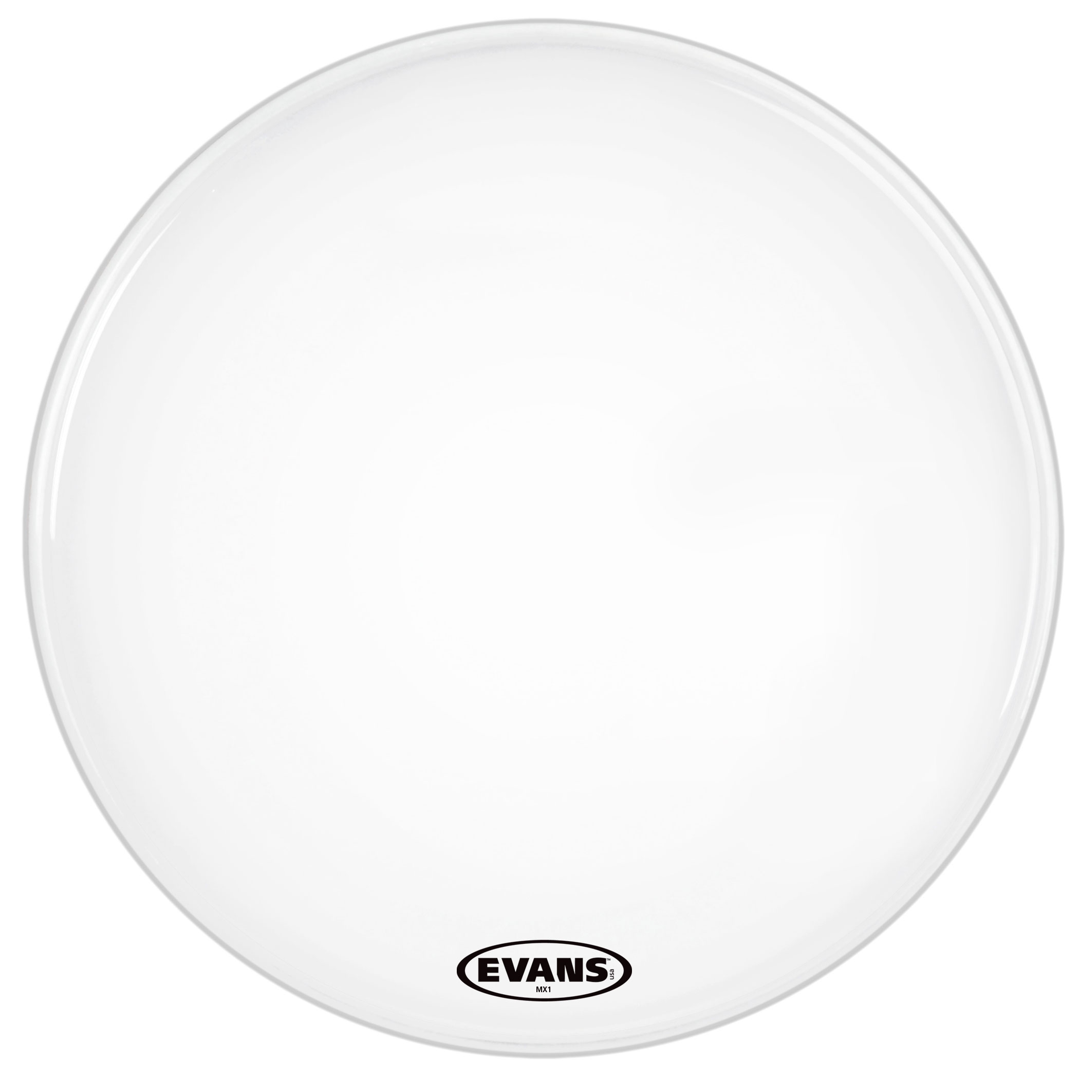 Evans MX1 24" Marching Bass Drum Derisi (Beyaz)