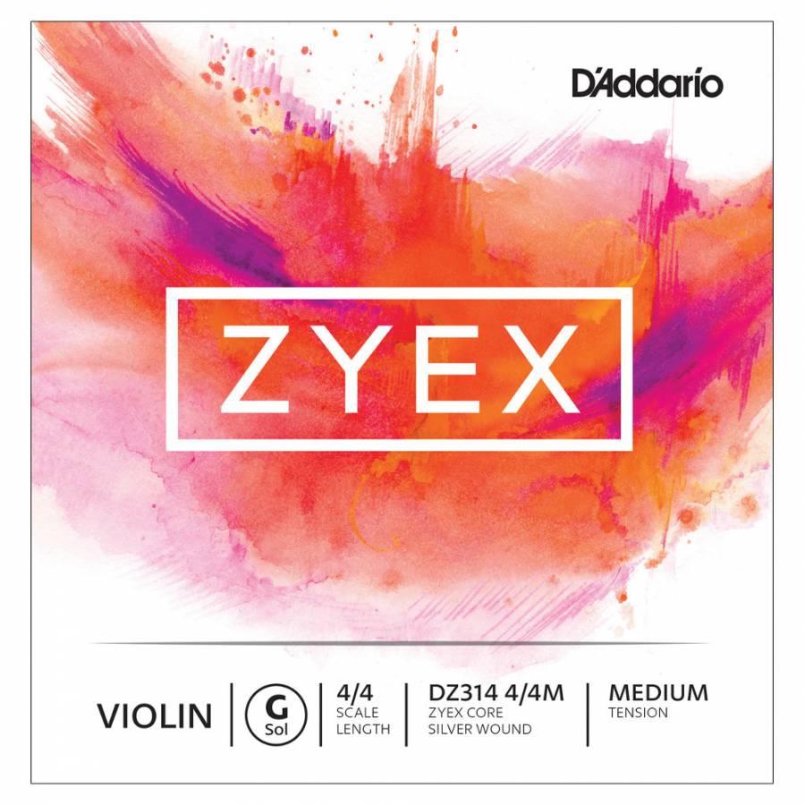 D'Addario DZ314 4/4M Zyex G Keman Teli (Sol)