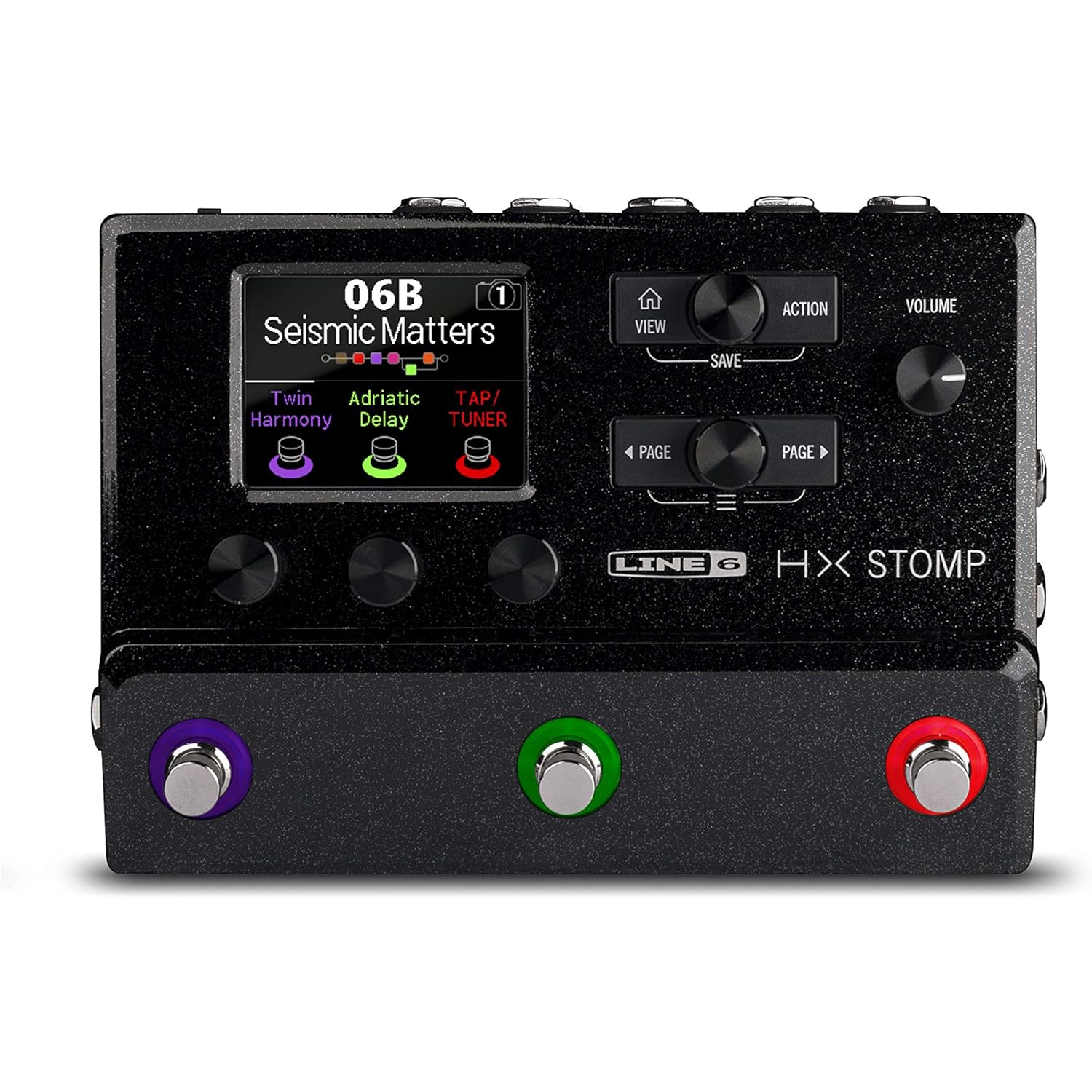 Line 6 HX Stomp Guitar Multi-Efekt Floor Processor (Siyah)