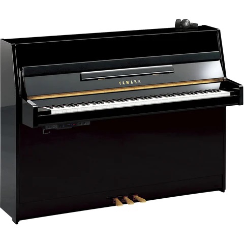 Yamaha B1 SC3PE Silent Akustik Duvar Piyanosu (Parlak Siyah)