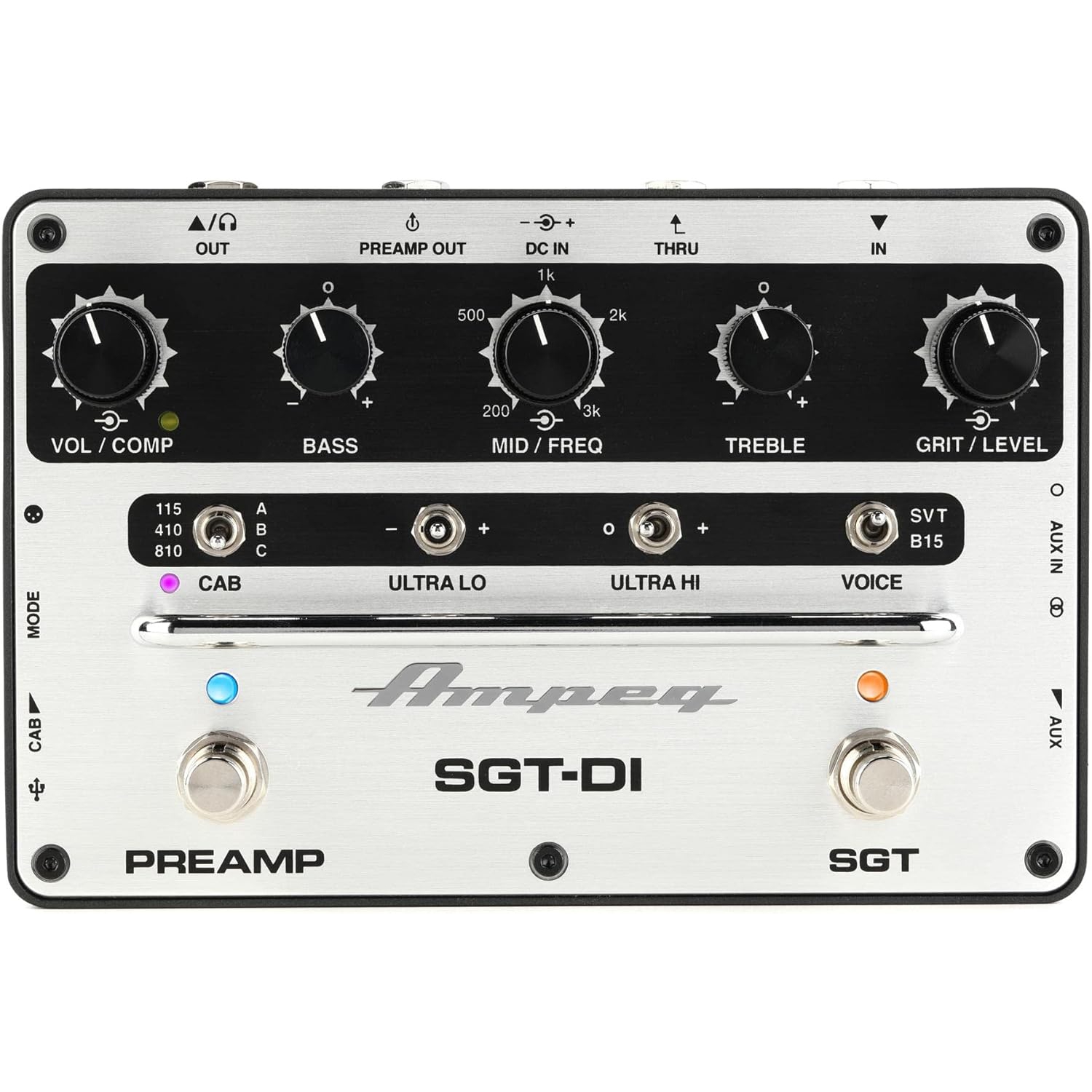 Ampeg SGT-DI DI-Box ve Bass Preamp Pedal