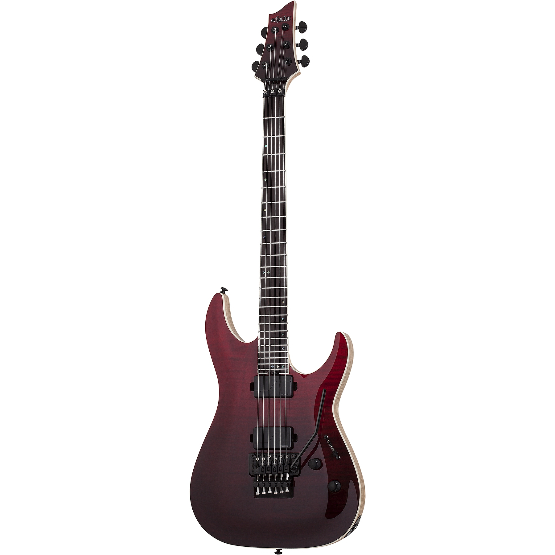 Schecter C-1 FR SLS Elite Series Elektro Gitar (Blood Burst)