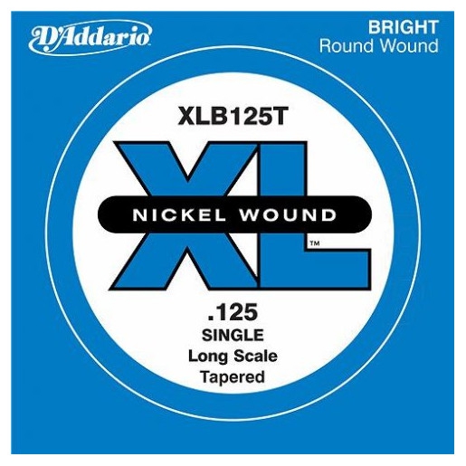 D'Addario XLB125T Tek Bas Gitar Teli (125T)