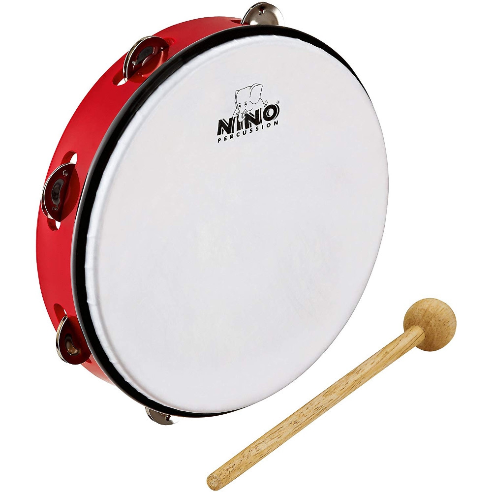 Nino NINO24R Abs Tambourine 10'' Jingle Drum