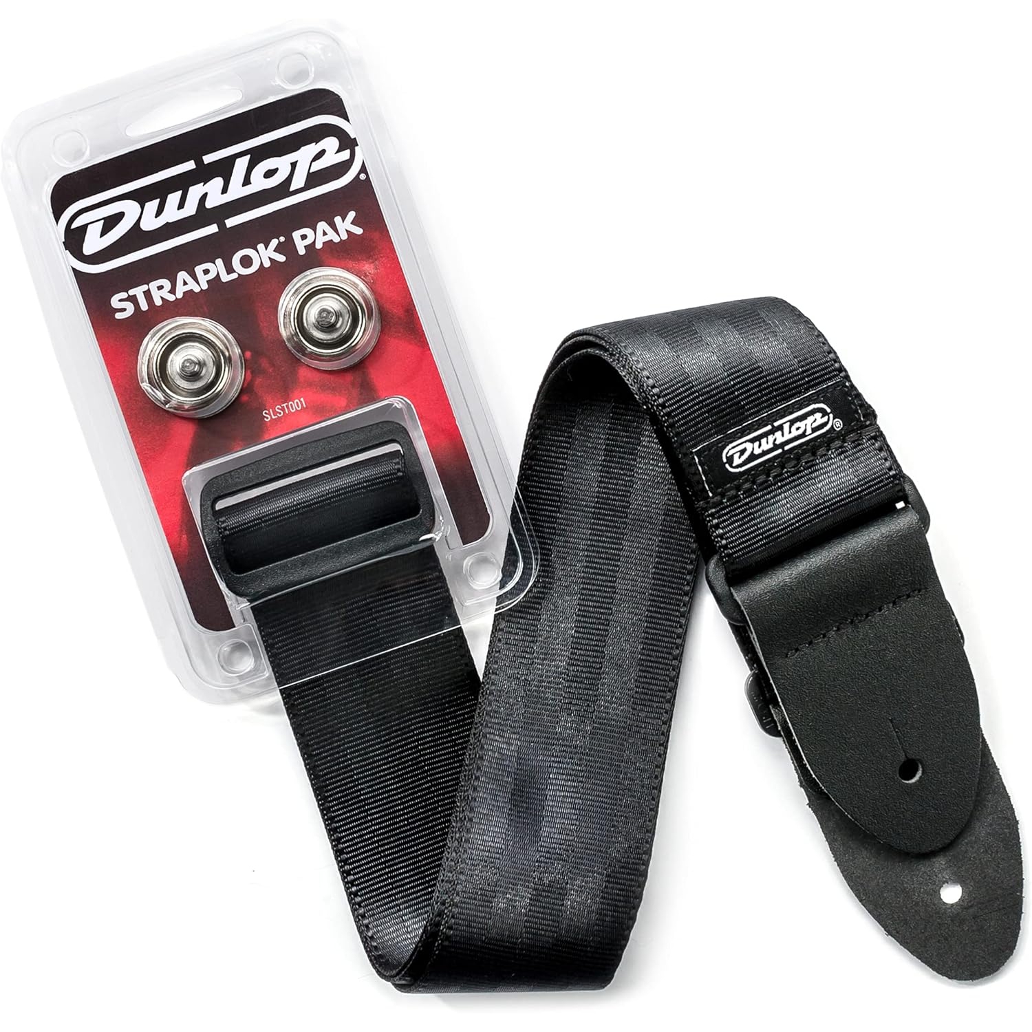 Jim Dunlop SLST001 Straplok Pak Askı ve Dual Design Straplock Seti