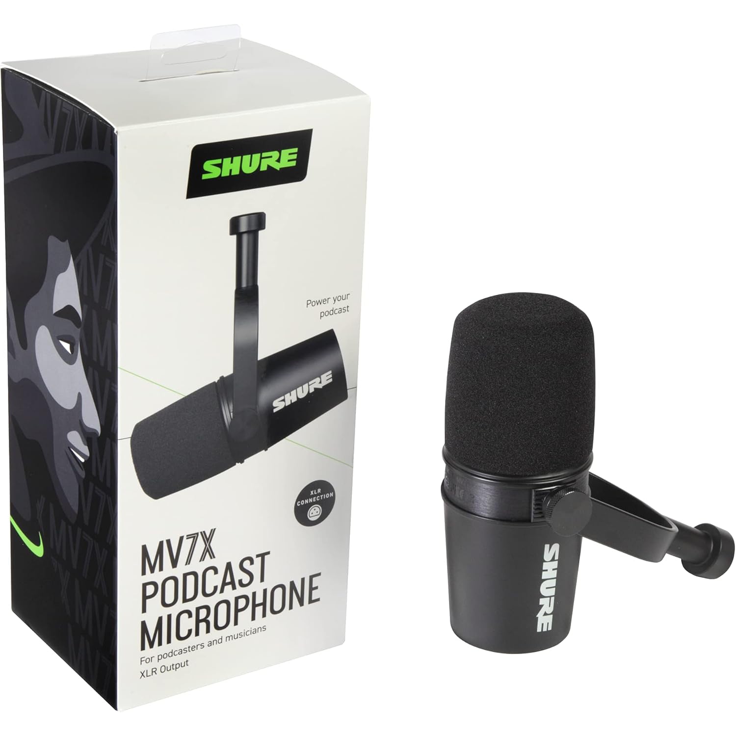 Shure MV7X XLR Podcast ve Yayın Mikrofonu
