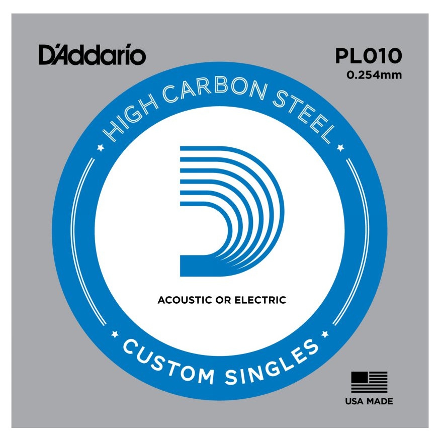 D'Addario PL010 Tek Elektro Gitar Teli (10)