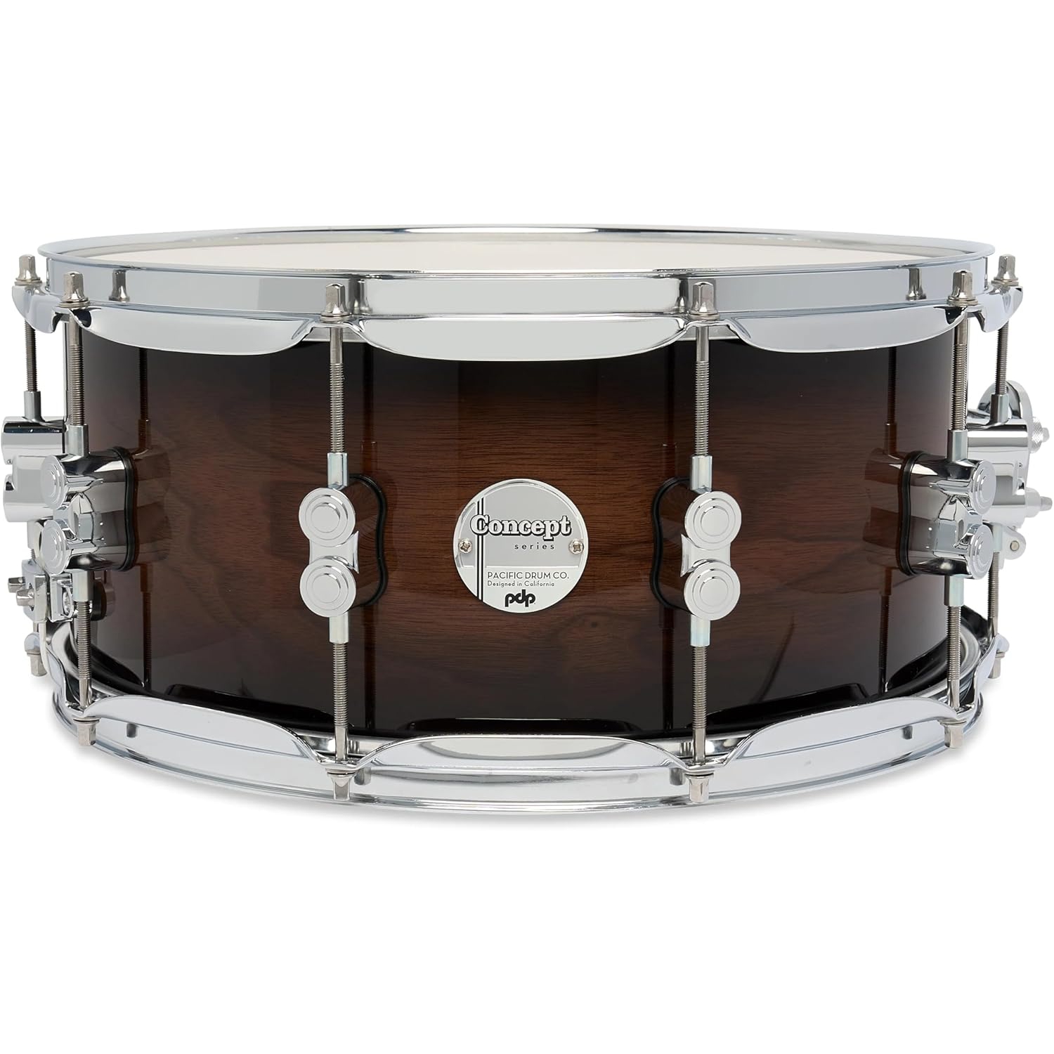PDP Drums Concept Maple Exotic 6.5x14" Trampet (Walnut to Charcoal)