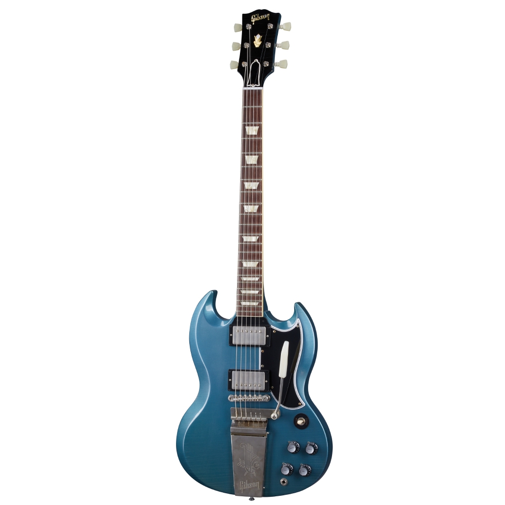 Gibson Custom 1964 SG Standard Reissue w/ Maestro Elektro Gitar (Murphy Lab Ultra Light Aged Pelham Blue)