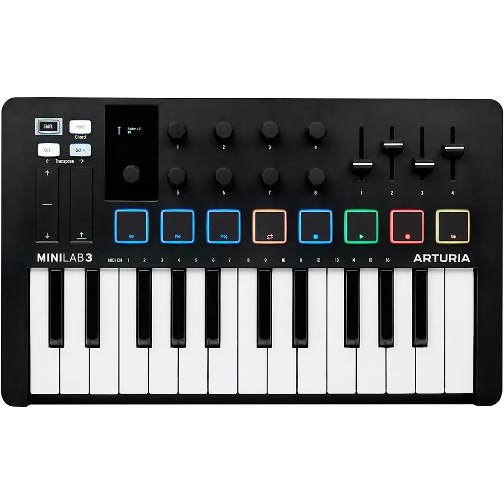 Arturia MiniLab 3 Midi Klavye (Siyah)