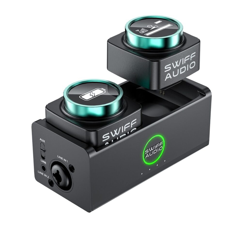 Swiff Audio WX-510 In-ear 5.8G 2 Alıcı + 1 Vericili Kablosuz Monitör Sistemi