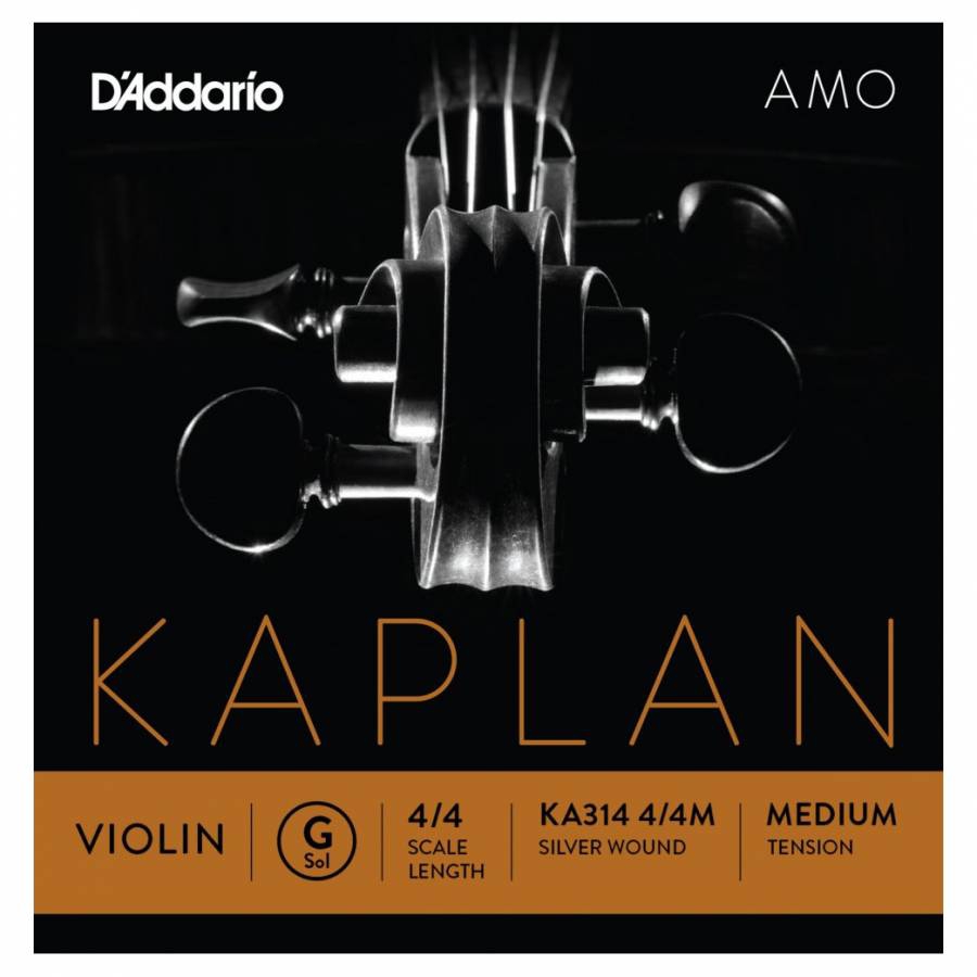 D'Addario KA314 4/4M Kaplan Amo Keman Teli (G)