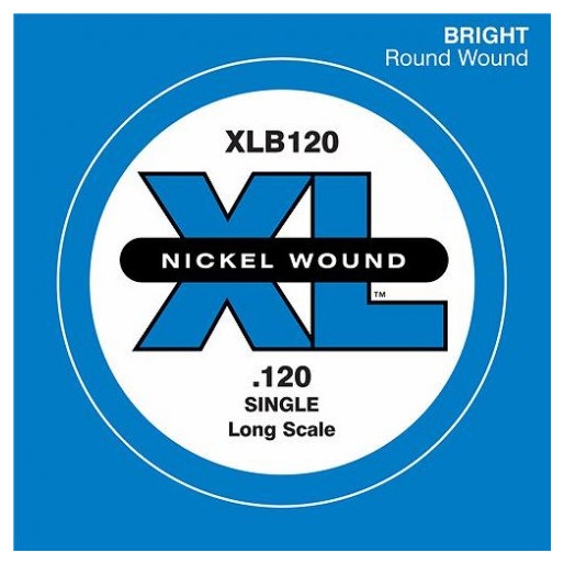 D'Addario XLB120 Tek Bas Gitar Teli (120)